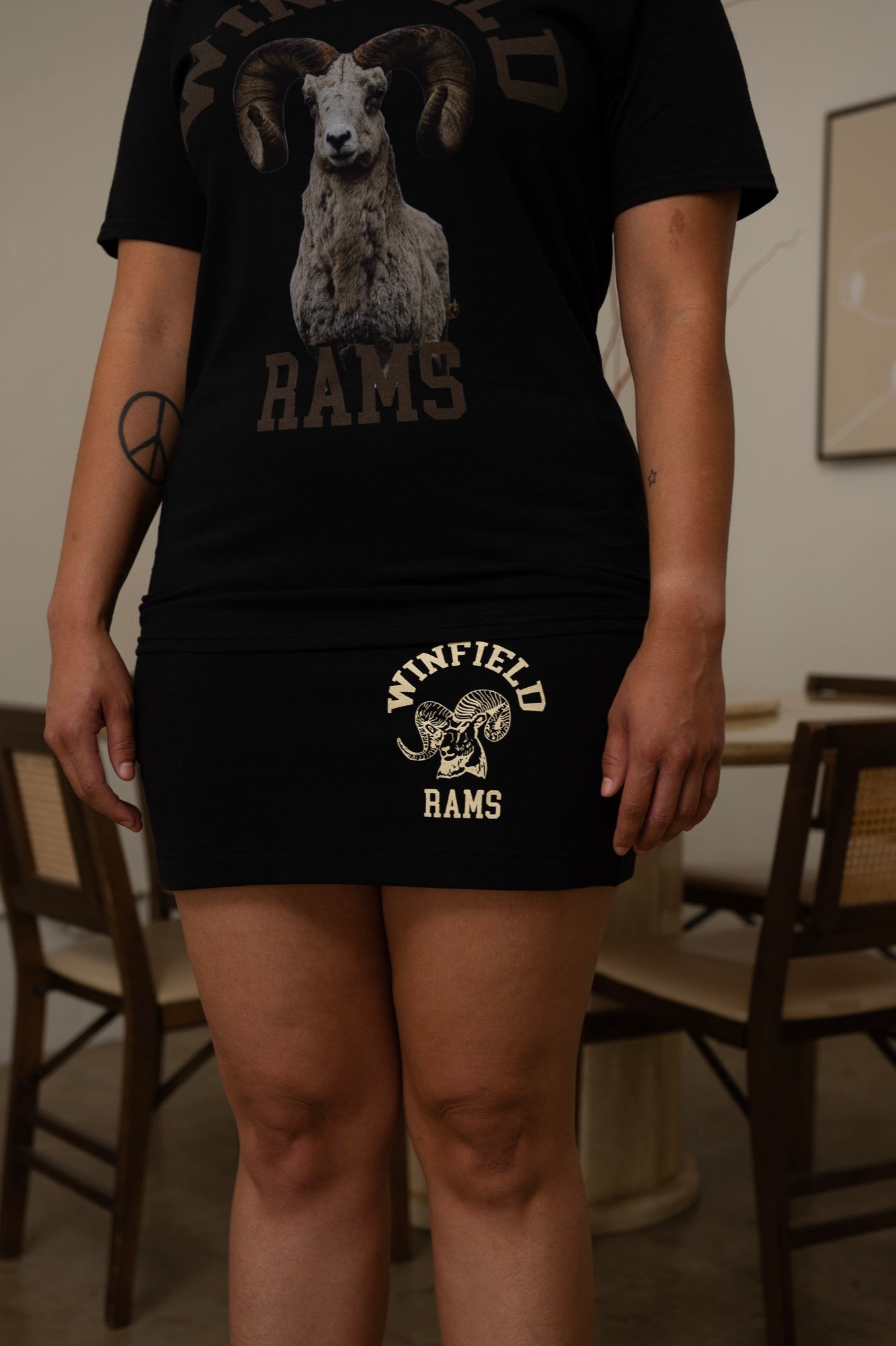 Womens Rams Skirt