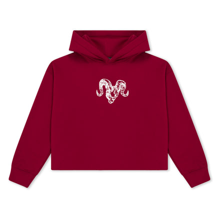 Winfield Rams Oversized Crop Hoodie